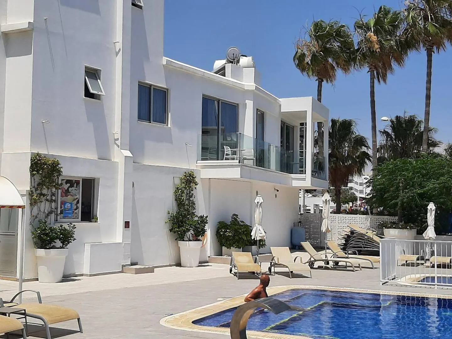 Protaras Plaza Superior Room Sea And Pool View-126 Apartment